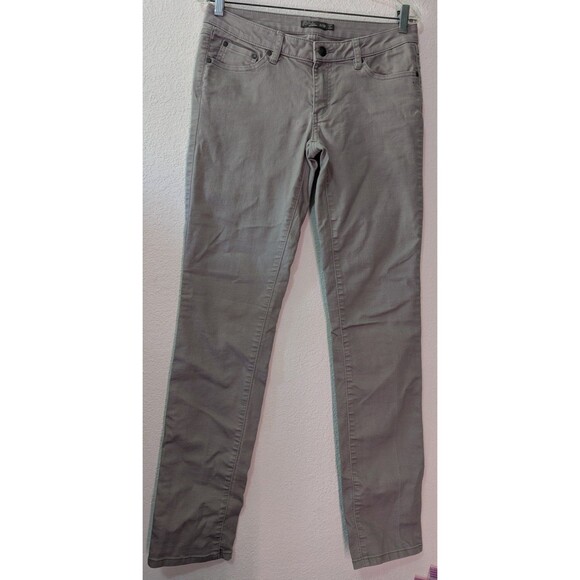 Prana Women’s Size 8 (32x32) Gray Fitted Jeans Pants (908) - Picture 1 of 3